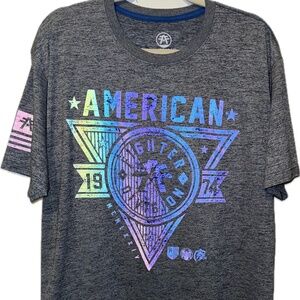 American Fighter | Men's Reflective T-Shirt | Size XXXL